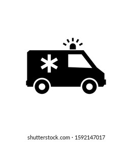 Ambulance icon vector design illustration.