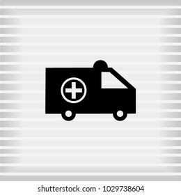 Ambulance Icon, Vector EPS 10 illustration style