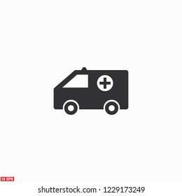 ambulance icon. Vector  Eps 10 
