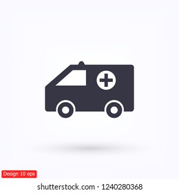 ambulance icon. Vector  Eps 10 