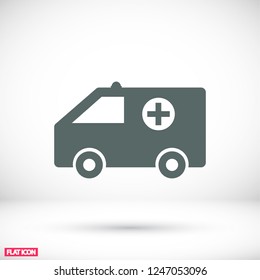 ambulance icon. Vector  Eps 10 