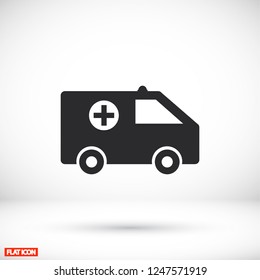 ambulance icon. Vector  Eps 10 