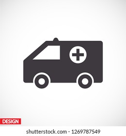ambulance icon. Vector  Eps 10 