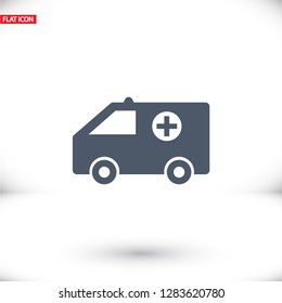 ambulance icon. Vector  Eps 10 
