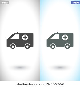 ambulance icon. Vector  Eps 10 