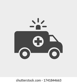 Ambulance icon vector eps 10