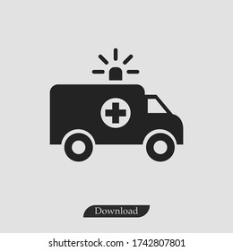 Ambulance icon vector eps 10
