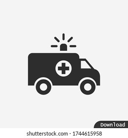 Ambulance Icon Vector Eps 10