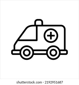 Ambulanz-Symbol, Vektorgrafik-Illustration