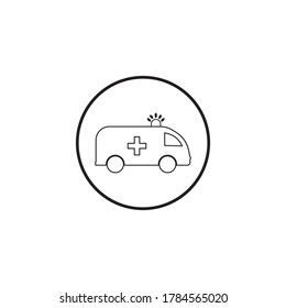 Ambulance icon vector illustration design
