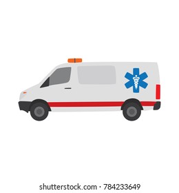 Ambulance icon, vector illustration design. Health care collection.