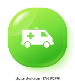 ambulance Icon. Vector illustration EPS 10.