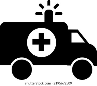 Ambulance icon vector illustration on white background..eps
