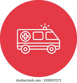 Ambulance Icon vector image. Can be used for Medical. Suitable for mobile apps, web apps and print media.