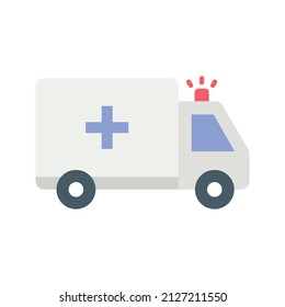 Ambulance icon vector image. Can also be used for Vehicles. Suitable for mobile apps, web apps and print media.