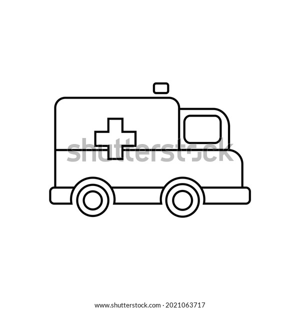 Ambulance Icon Vector Logo Template. Ambulance\
Icon Design