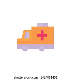 ambulance icon- ambulance vector sign and symbol.