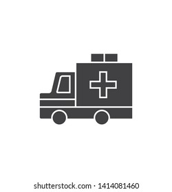 ambulance icon- ambulance vector sign and symbol.
