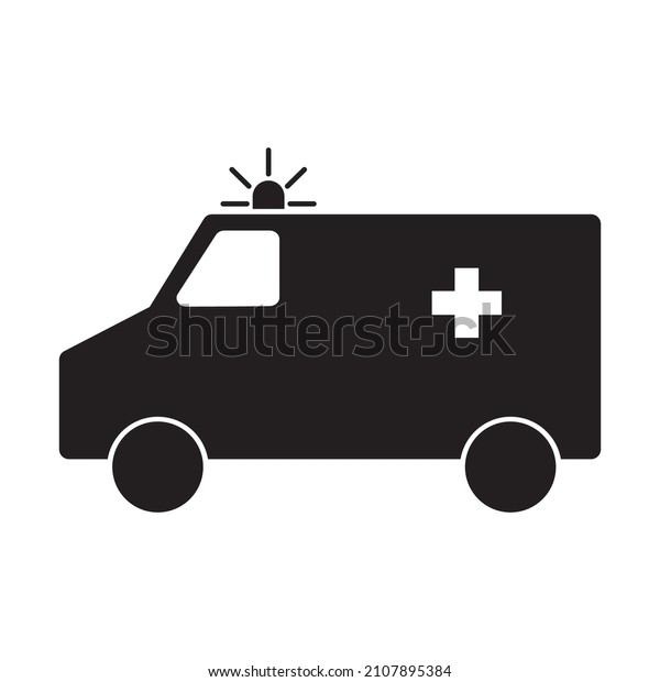 Ambulance icon vector symbol. ambulance truck icon\
vector. ambulance\
car