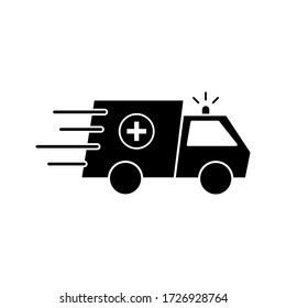 Ambulance icon vector in trendy design.EPS 10