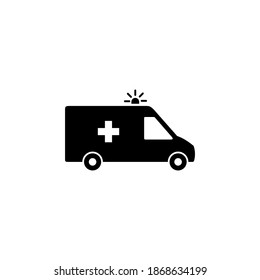 Ambulance icon vector. ambulance truck icon vector. ambulance car
