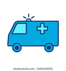 
Ambulance icon vector. ambulance truck icon vector,ambulance car.isolated on white background
