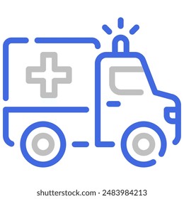 Ambulance icon for web, app, infographic, etc