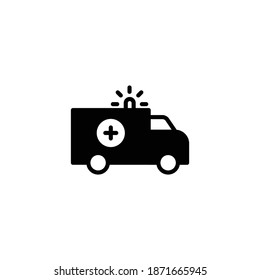 Icono de ambulancia para el sitio web