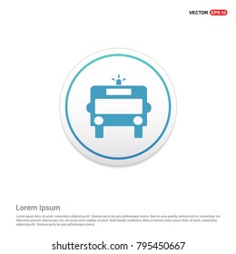 Ambulance Icon White Background icon template