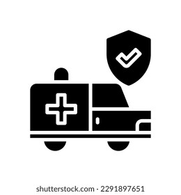ambulance icon for your website, mobile, presentation, and logo design.