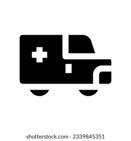 icono de ambulancia para tu sitio web, móvil, presentación y diseño de logotipo.