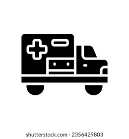 ambulance icon for your website, mobile, presentation, and logo design.