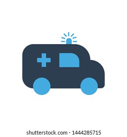 ambulance icon.ambulance mobile app icon vector