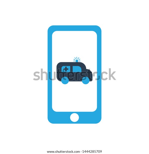 ambulance\
icon.ambulance mobile app icon\
vector