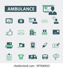 ambulance icons

