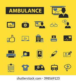 ambulance icons

