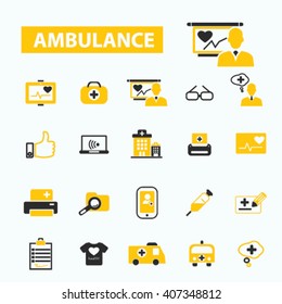 ambulance icons

