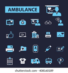 iconos de ambulancia
