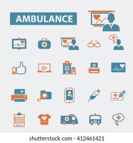 ambulance icons
