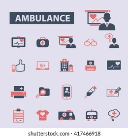 iconos de ambulancia
