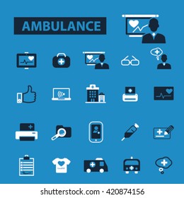 iconos de ambulancia
