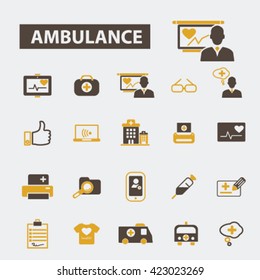 ambulance icons
