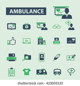 iconos de ambulancia

