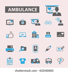 ambulance icons
