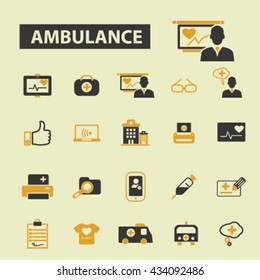 ícones de ambulância
