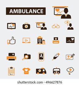 iconos de ambulancia
