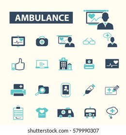 iconos de ambulancia
