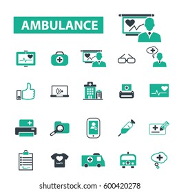 iconos de ambulancia
