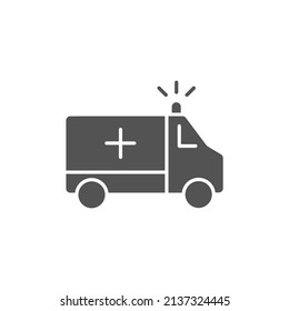 Ambulance icons  symbol vector elements for infographic web