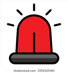ambulance light logo this is a editable file